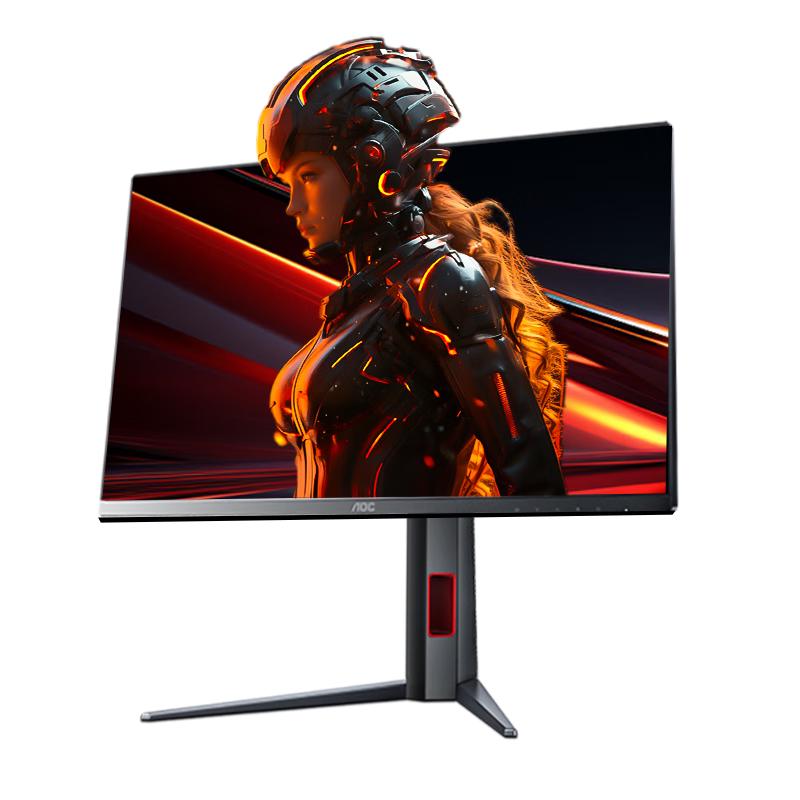 AOC 27英寸2K 240Hz超频260Hz FastIPS 1ms广色域 HDR400硬件低蓝光 FPS游戏电竞显示器 宙斯盾Q27G4Z