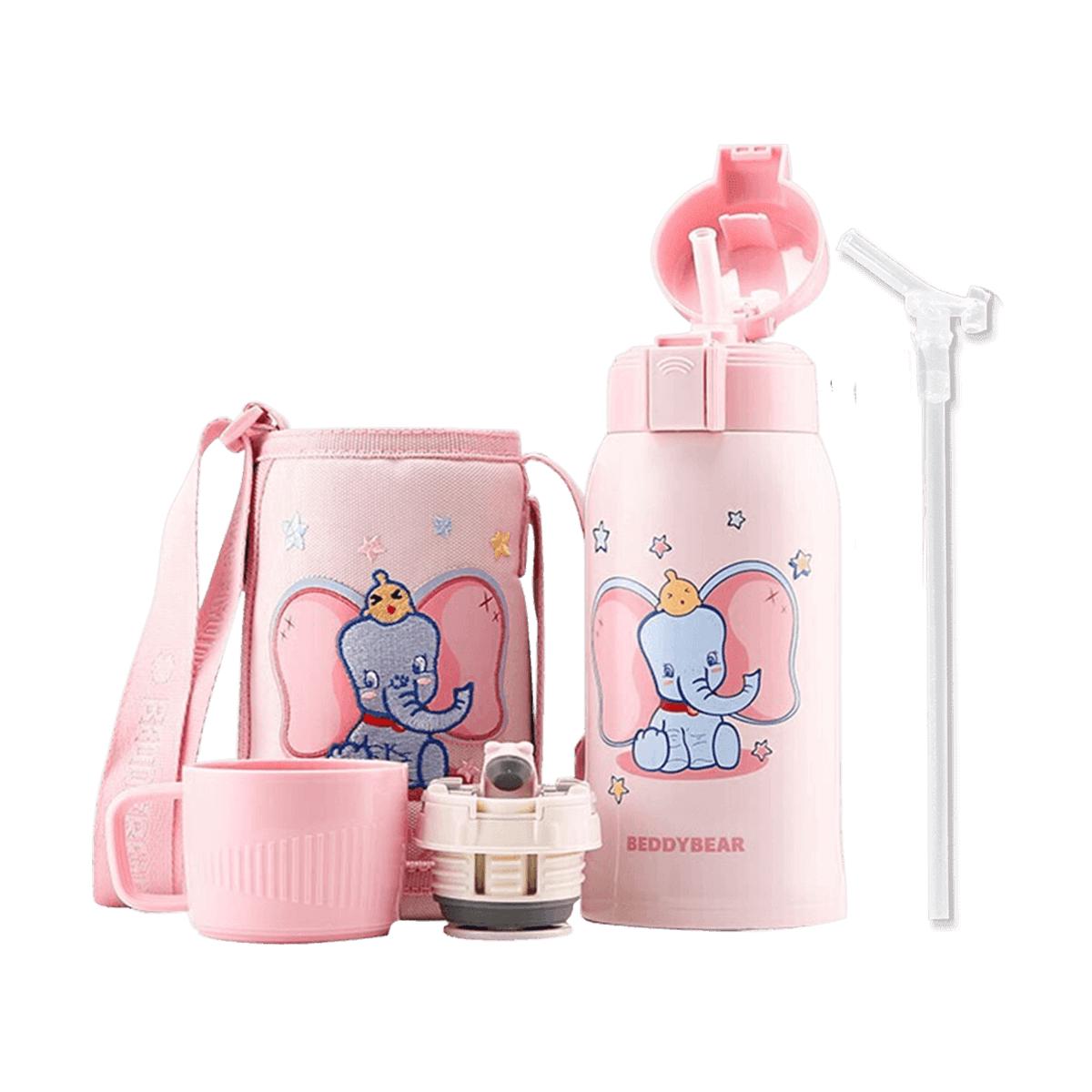 杯具熊【明星同款】儿童保温杯多盖款卡通儿童水杯幼儿园水杯