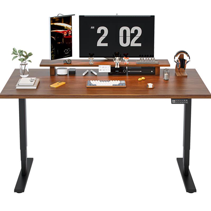 迈德斯特实木桌板北美胡桃木红橡木升降桌面板多种尺寸颜色可选 红橡木25mm+弧边 1.2*0.6m仅实木桌板