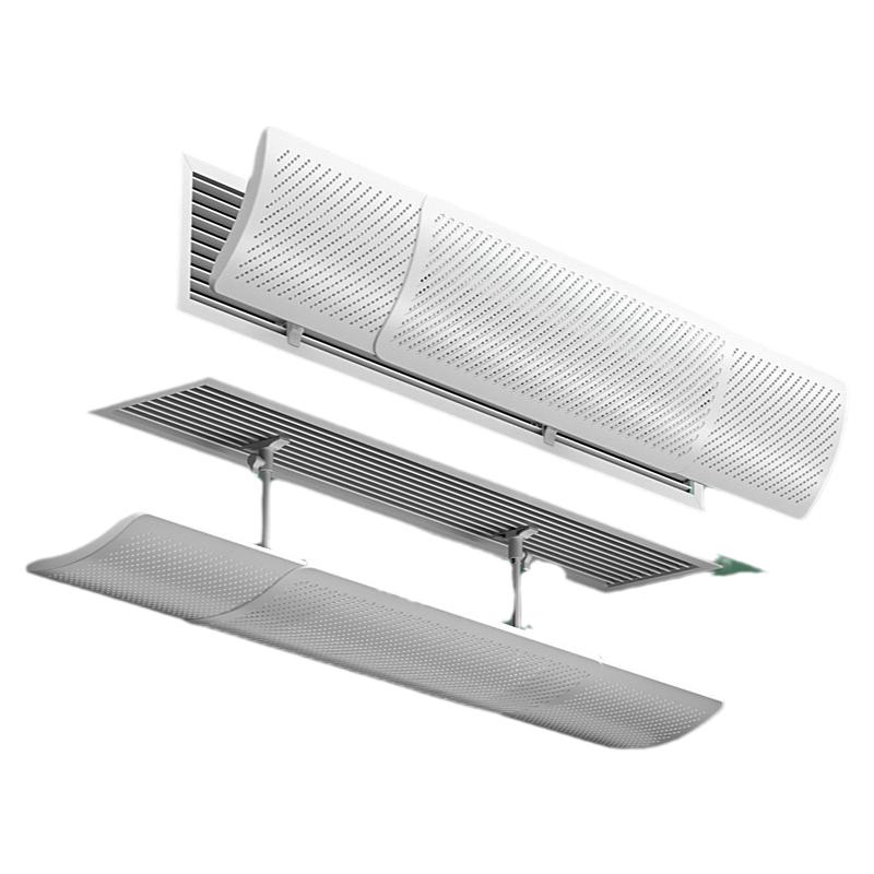 贝石中央空调挡风板遮风板风管机冷气出风口挡防直吹导风防罩通用