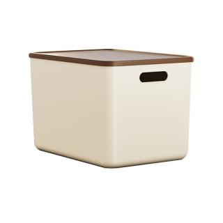 稻草熊 简约带盖收纳箱 赠狗头贴  18L