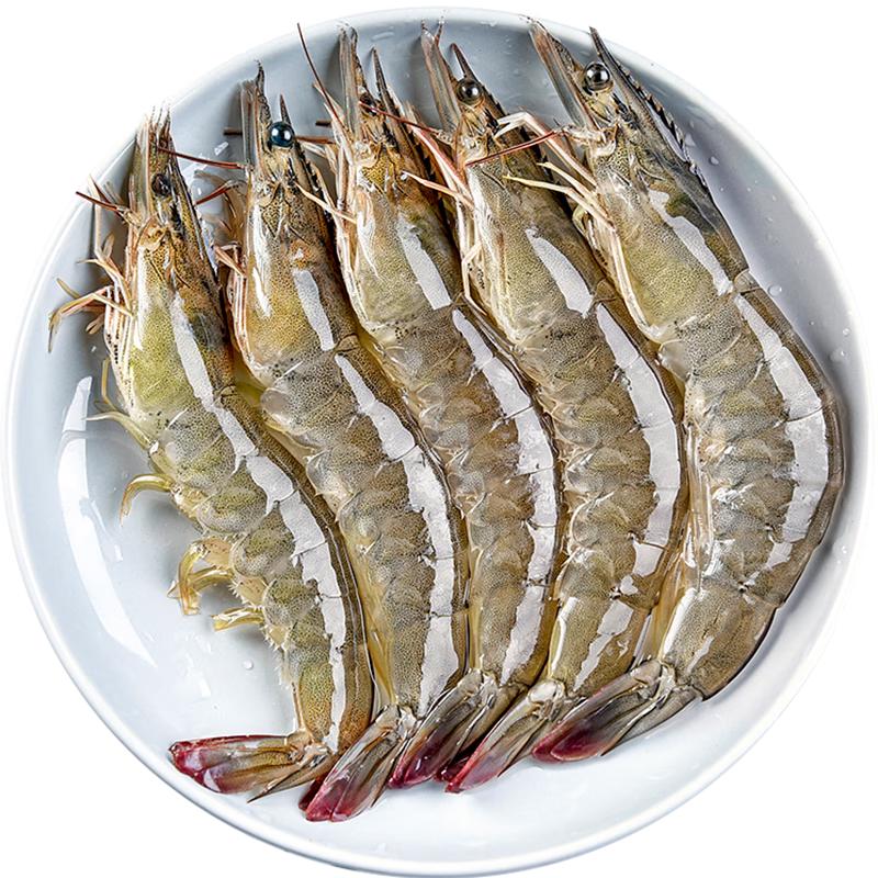京鲜港 无添加抗氧化剂 虾类 1.65kg 30-40只/kg