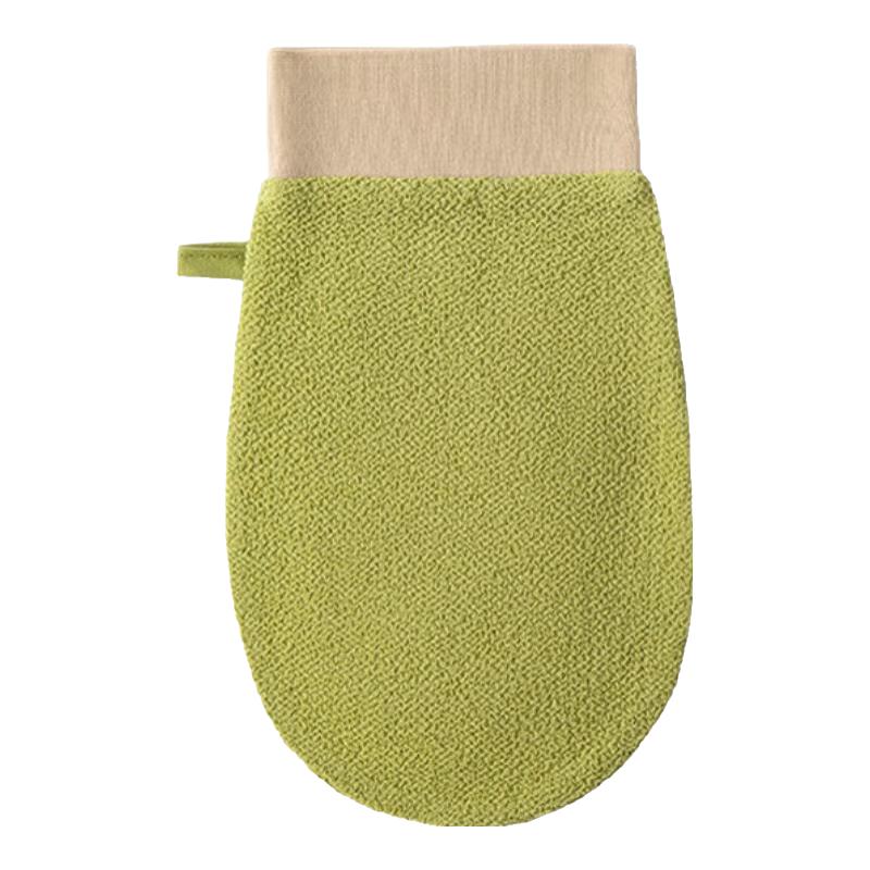 三利薄款搓澡巾家用强力搓泥粗砂洗澡男女士不伤皮肤搓澡 黛绿【1个装】搓澡巾