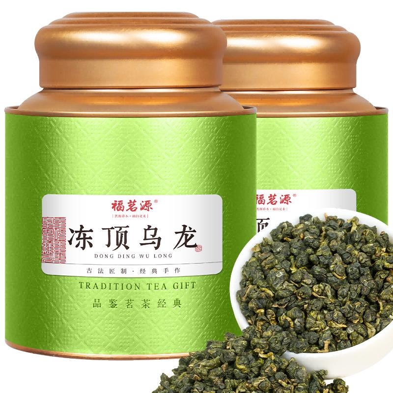 茶叶 台湾冻顶乌龙茶500g 2025新茶台式高山茶浓香型可冷泡礼盒装