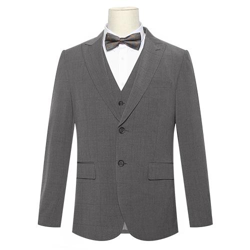 【三件套】利郎春时尚简约西装男通勤简约男式套装