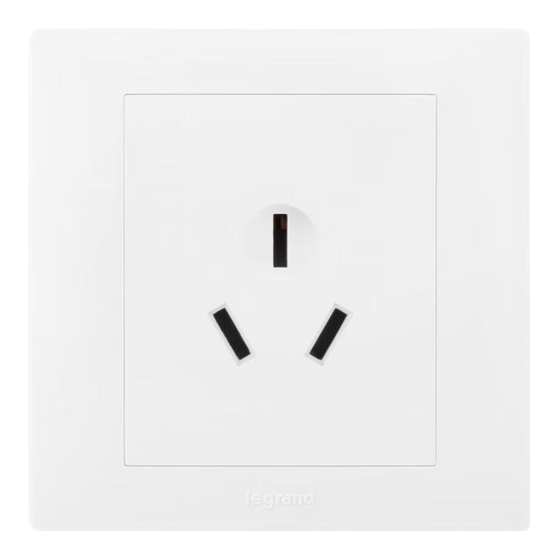 罗格朗（LEGRAND）开关插座面板博蕴白色五孔带USB网络86型家用5孔空调墙壁电源插座 三孔16A空调插座