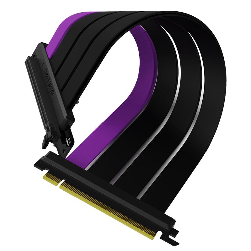 酷冷至尊（CoolerMaster）PCI-E 4.0 x16显卡延长线(抗电磁干扰/金手指沉金工艺/不锈钢加固PCI插槽) 