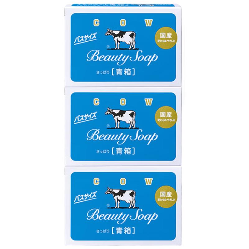 牛乳石硷(COW)清爽美肤香皂130g*3 香皂 清爽 美肤香皂(清爽)130g*3