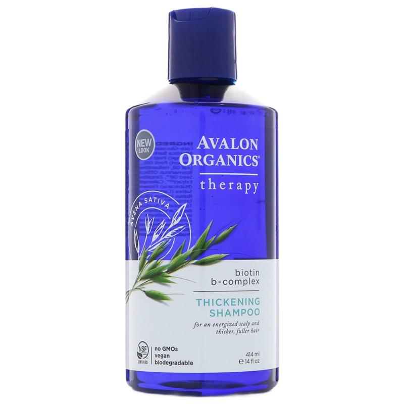 AvalonOrganics阿瓦隆 B群厚发洗发水 酸碱平衡防掉发防掉减少头发掉落无硅油抚平毛糙