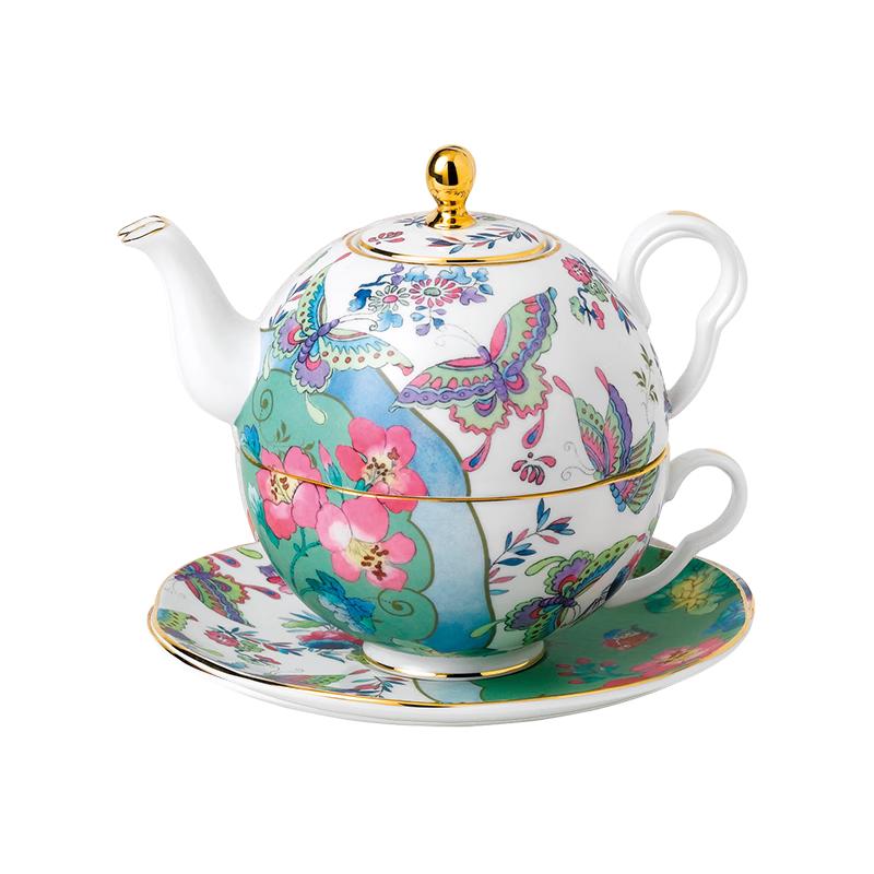 WEDGWOOD茶具套装骨瓷咖啡具子母壶杯碟套装