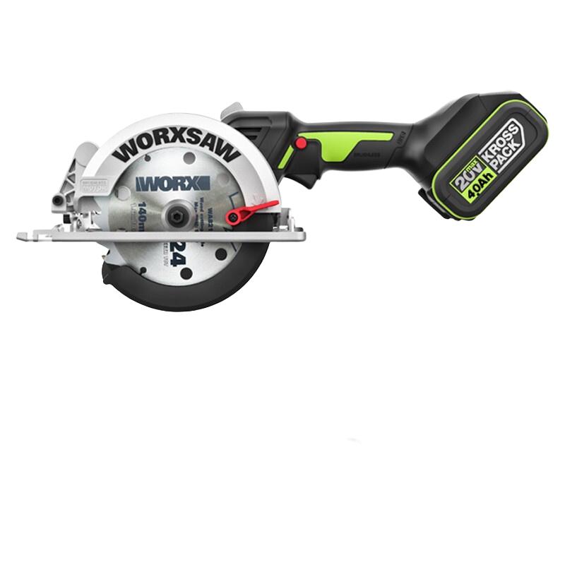 WORX 威克士 WU535.1 电圆锯 140mm 4.0Ah 双电版