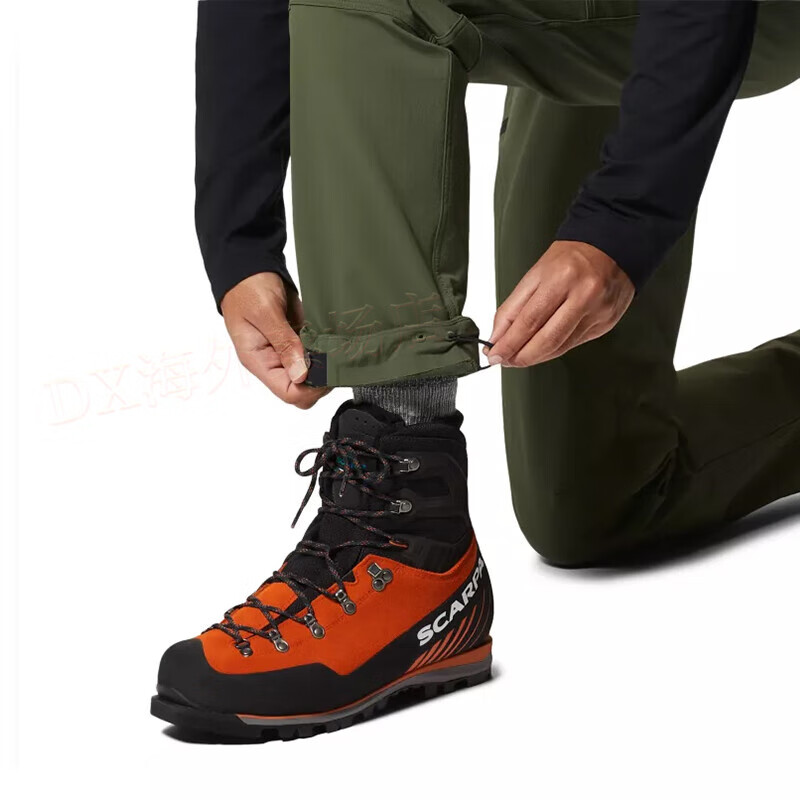 Mountain Hardwear山浩软壳长裤男户外防风运动裤MHW Chockstone Alpine 黑色短款2091871-010 XL 建议身高185