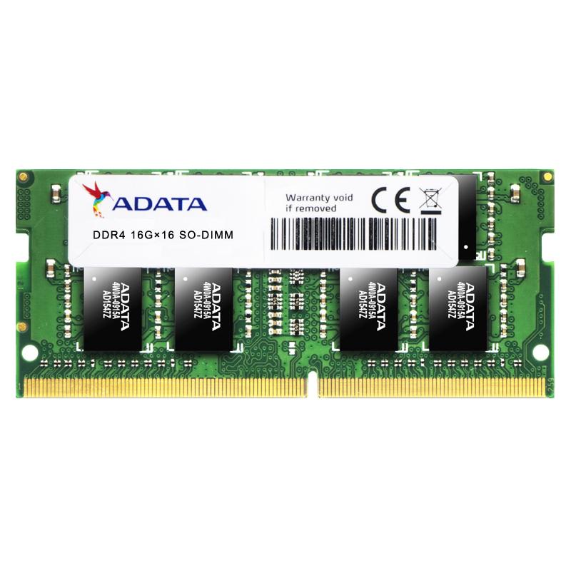 ADATA 威刚 万紫千红系列 DDR4 2666MHz 笔记本内存 普条 绿色 16GB