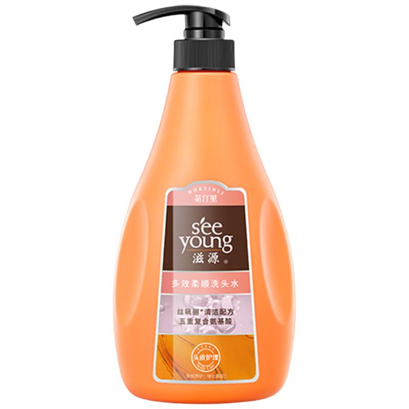 滋源滋源多效柔顺洗头水600g
