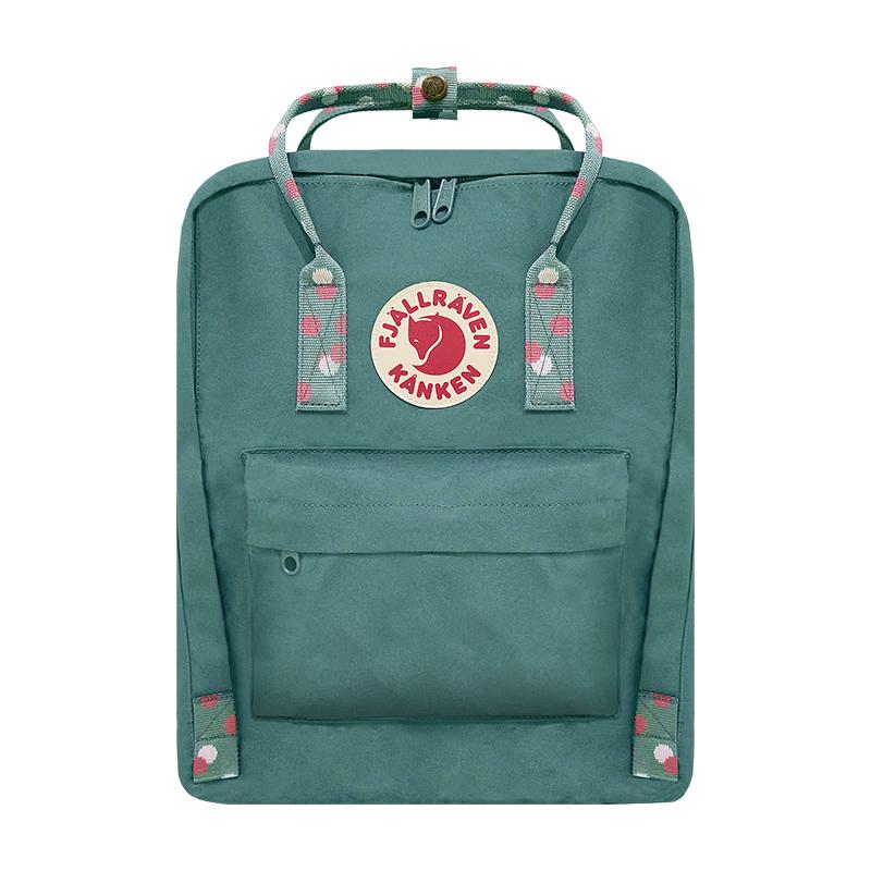 FJALLRAVEN北极狐双肩包大容量背包书包23510-664/916霜绿色/五彩底纹16L 送女生