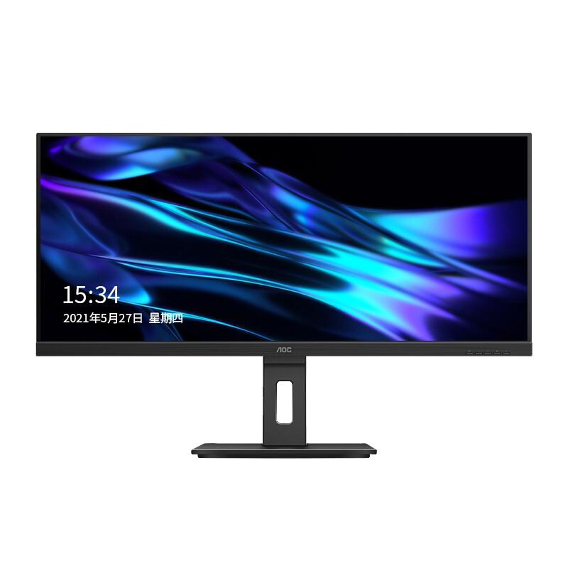 AOC U34P2C 34英寸 IPS 显示器（3440*1440、75HZ、119%sRGB、Type-C 65W）