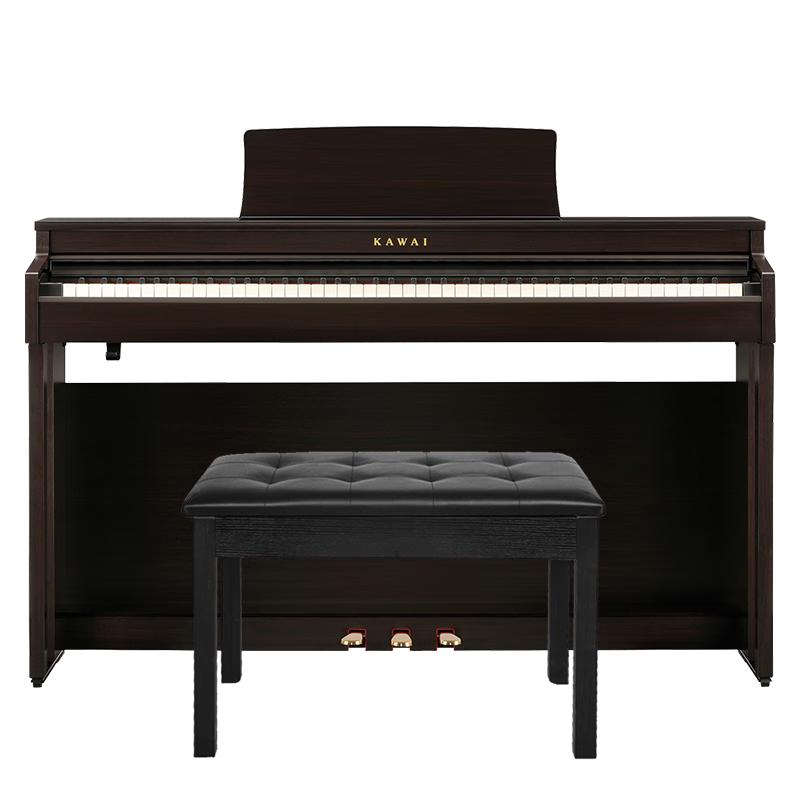 KAWAI CN系列 CN201 电钢琴 88键全配重键盘 黑色 琴凳礼包