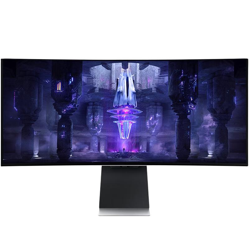 SAMSUNG 三星 LS34DG852SCXXF 34英寸 OLED 1800R FreeSync 显示器（3440x1440、175Hz、99% DCI-P3、HDR10）