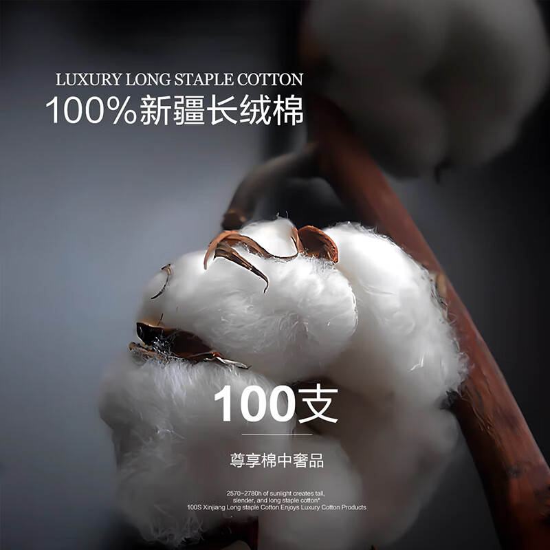 La Torretta床单单件 100支长绒棉纯色全棉酒店床上被单床罩 空镜蓝245*250cm