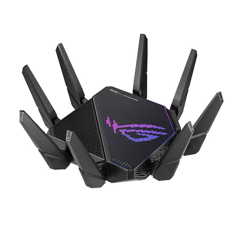  玩家国度 ROG GT-AX11000 Pro 双频11000M 万兆Mesh家用路由器 Wi-Fi 6 黑色 单个装