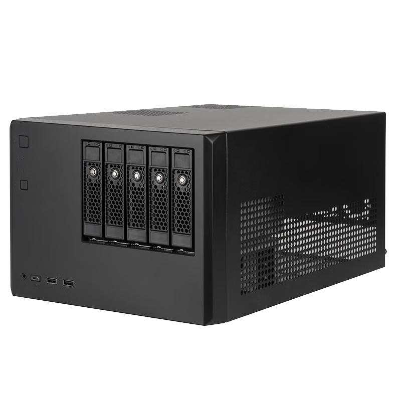  银昕 SilverStone SST-CS351 M-ATX机箱 非侧透 黑色