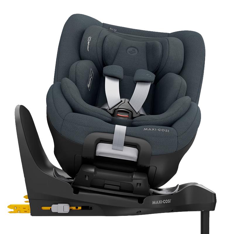 MAXI COSI迈可适新座椅0-4岁儿童汽车用宝宝座椅Mica360Pro 婴儿车载椅 石墨灰