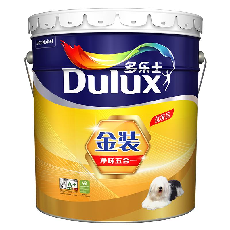 Dulux 多乐士 A8188 金装净味5合1乳胶漆 18L