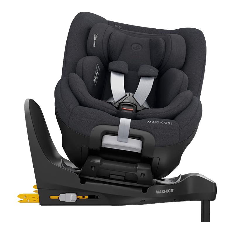 MAXI COSI迈可适新座椅0-4岁儿童汽车用宝宝座椅Mica360Pro 婴儿车载椅 挚爱黑