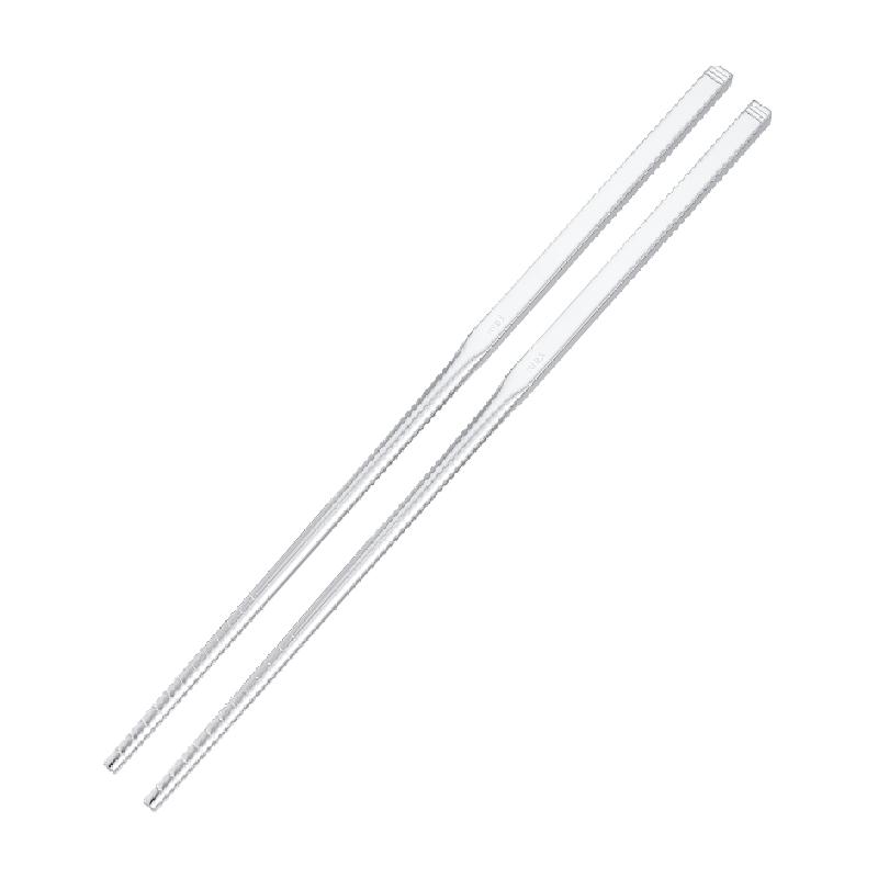 臻汇银筷子纯银家用空心银器抗菌防霉自用家用餐具高档