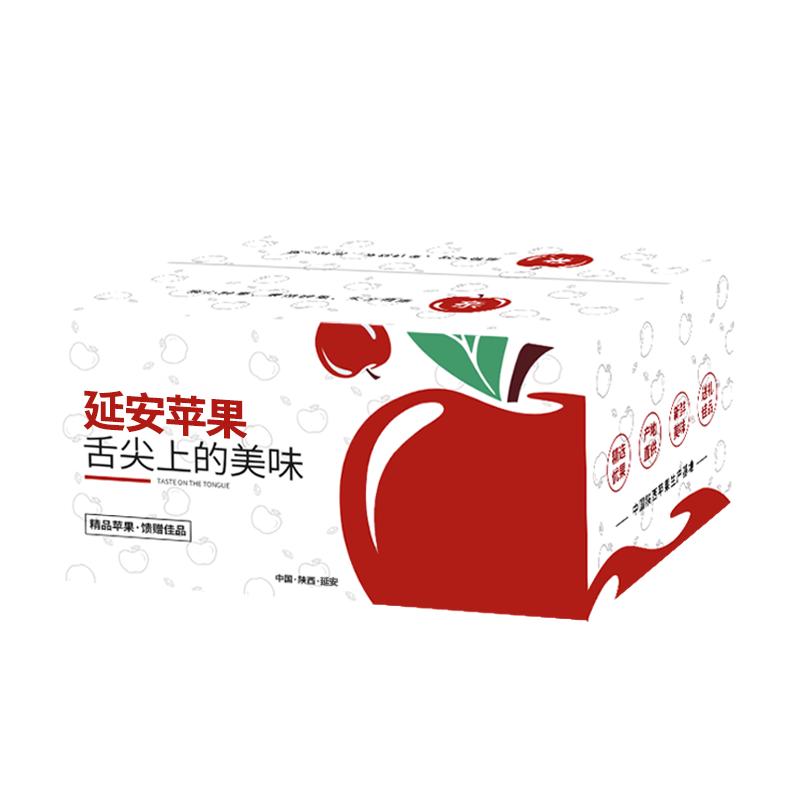 luochuanapple 洛川苹果 红富士苹果 单果85-90mm 4.75kg-5kg 礼盒装