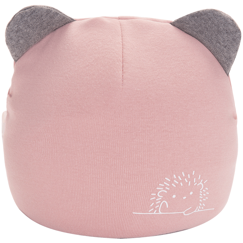 婴儿帽子春夏款0到3个月初生女宝宝纯棉小胎帽新生婴幼儿护囟门帽