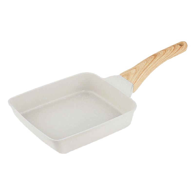 EWIWE麦饭石色不粘锅平底锅牛排煎锅烙煎饼家用电磁炉燃气灶适用