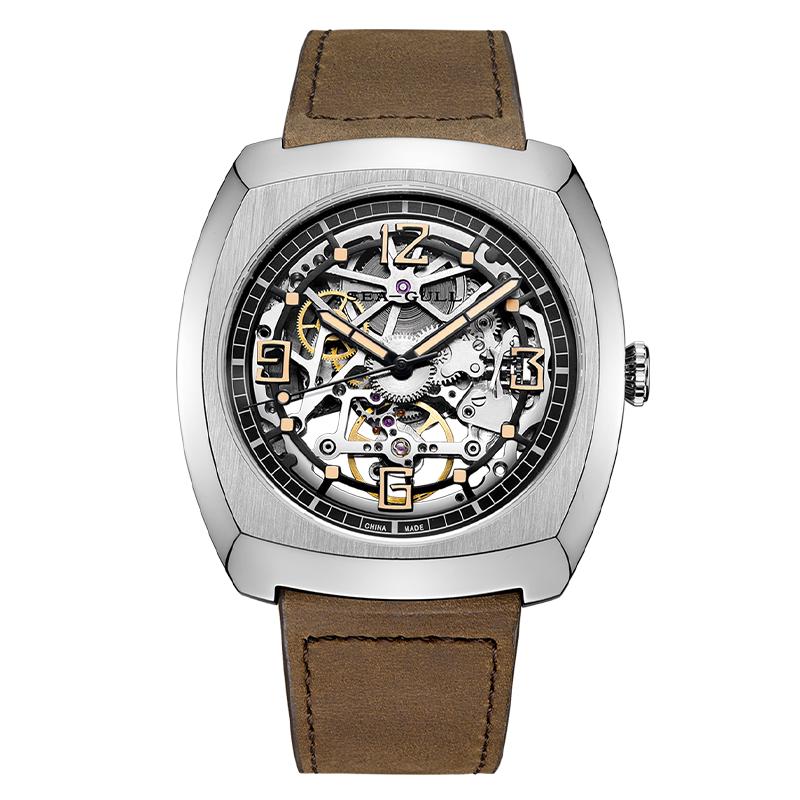 SEA-GULL 海鸥 锋芒系列 44毫米自动上链腕表 849.27.6094HK 白盘