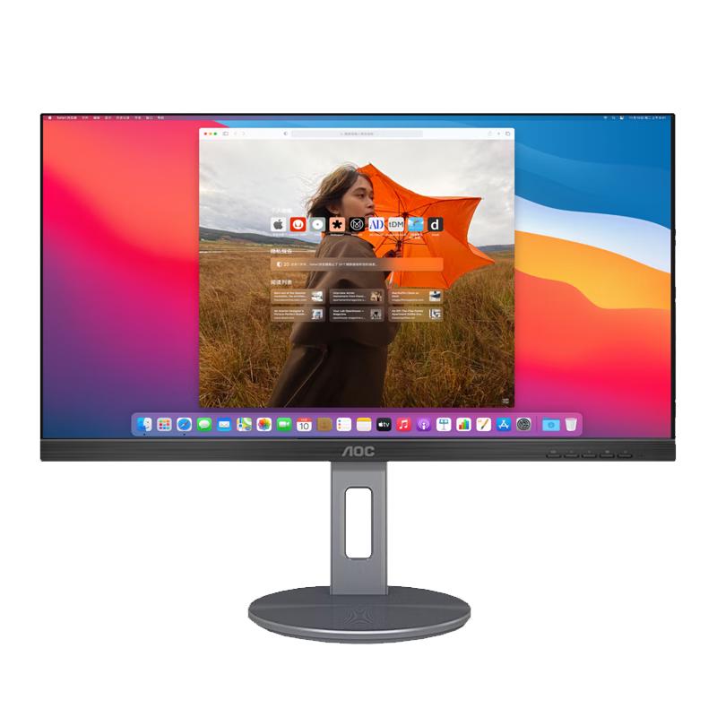 AOC U系列 U32N3C 31.5英寸 IPS 显示器 (3840×2160、60Hz、128%sRGB、HDR10、Type-C 90W)