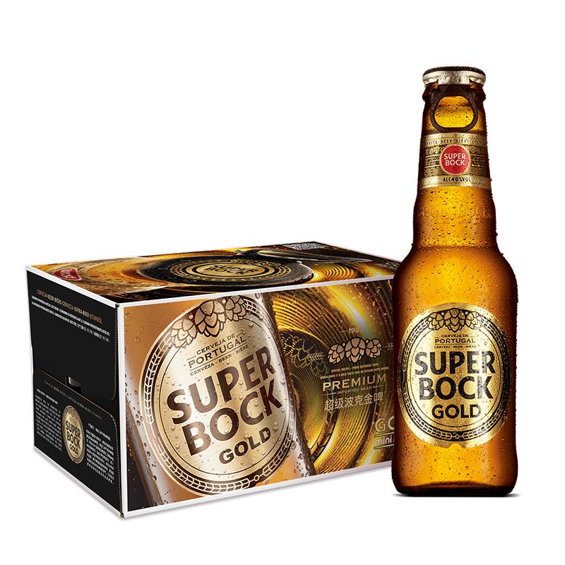 SUPER BOCK 超级波克 金啤 200ml*24瓶