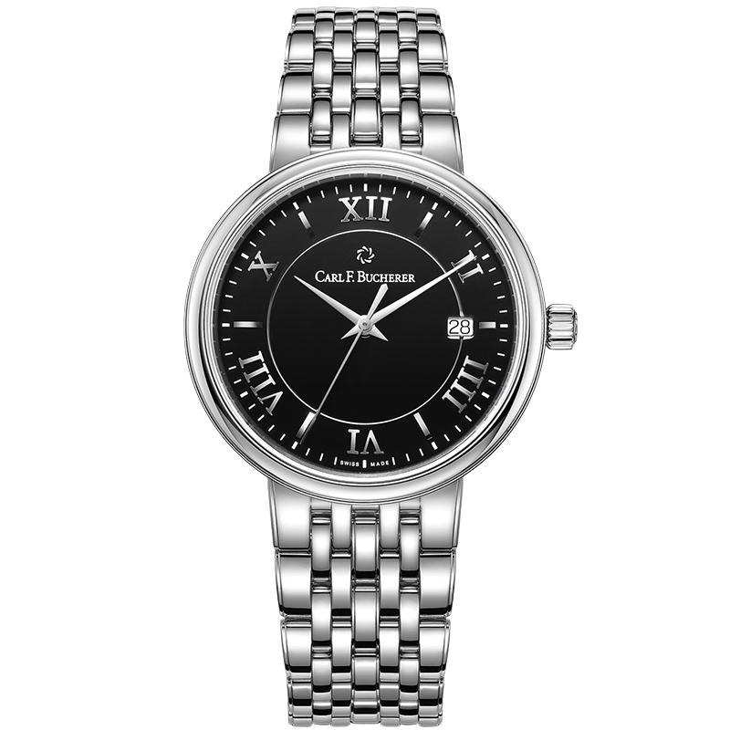 CARLF.BUCHERER 宝齐莱 爱德玛尔系列 39毫米石英腕表 00.10314.08.35.21