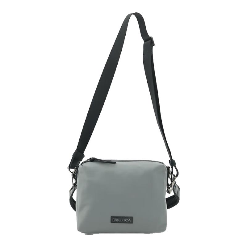 NAUTICA诺帝卡背包通勤出游户外斜挎包单肩包10601012 灰色