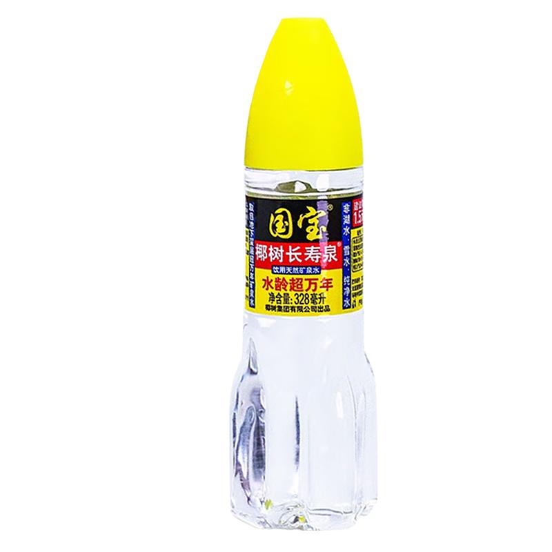 COCONUT PLAM 椰树 国宝长寿泉 饮用天然矿泉水 328ml*24瓶