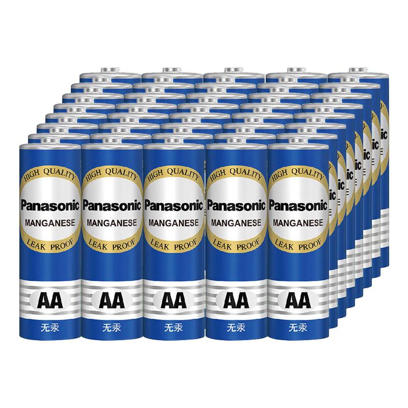Panasonic 松下 R6PNU/4S 5号碳性干电池 1.5V 40粒装