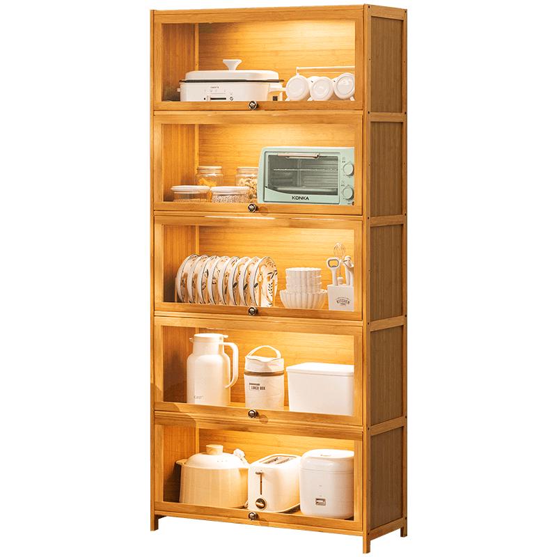 MU MA REN 木马人 餐边柜 透明翻门 三层80cm长