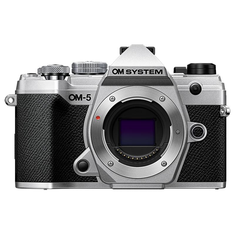  OM System/奥之心 OM-5 五轴防抖 微单相机  OM-5单机身【银】