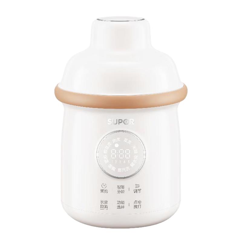 苏泊尔（SUPOR）宝宝辅食机 婴儿辅食锅 蒸煮搅一体多合一工具 6叶单杯单刀 FB18