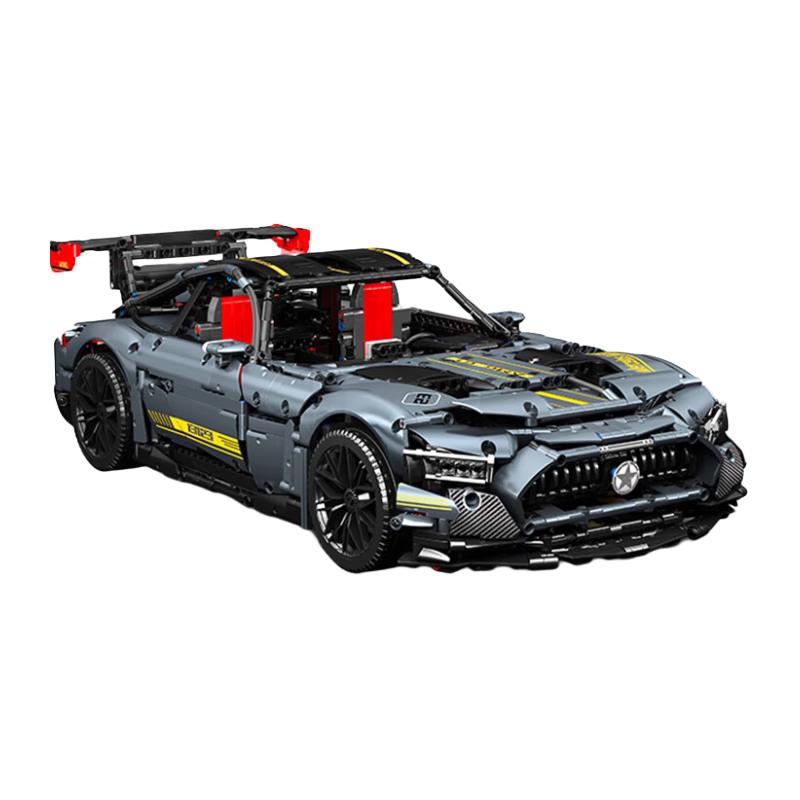 JIAZHI BLOCK 加致积木 积械狂飚系列 8609 粉色兰博基尼百年牛 1:14