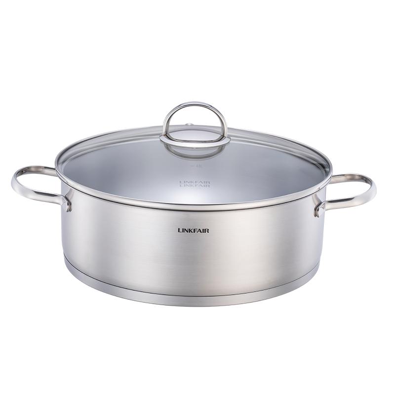 LINKFAIR 凌丰 火锅(28cm、5.9L、304不锈钢)
