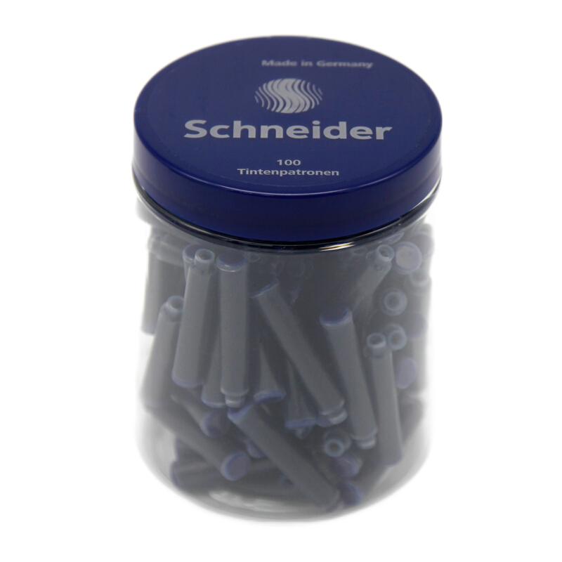 Schneider 施耐德 6823 钢笔墨囊 蓝黑色 100支装