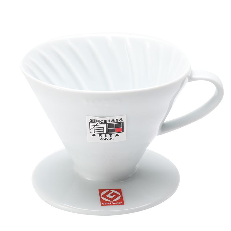 HARIO V60系列 VDC-02W 陶瓷滤杯 白色