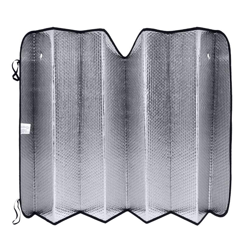 卡饰社 高反光汽车遮阳挡遮阳伞遮阳板车窗遮阳帘前挡遮阳防晒罩 银色