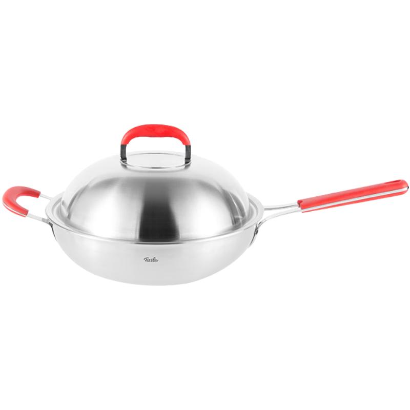Fissler 菲仕乐 炒锅(30cm、无涂层、304不锈钢)