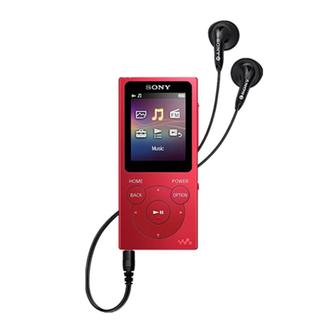 SONY 索尼 Walkman MP3播放器音乐随身听FM收音机广播降噪8G 35小时NWE394 红色