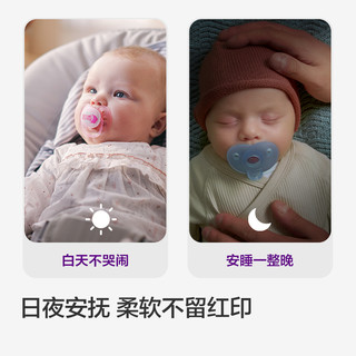 飞利浦新安怡安抚奶嘴新生婴儿防胀气0到3-6个月一岁上马卡龙系列 【6-18个月】超柔透气-斑点小狗